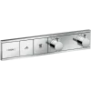 Термостат RainSelect для 2 потр., хром, HG 15380000