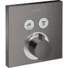 Термостат ShowerSelect, скрытого монтажа, для 2 потребителей, шлиф черн., HG 15763340