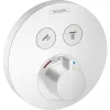 Термостат ShowerSelect S, для 2 потребителей, СМ, белый матовый, 15743700