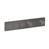 Термостат RainSelect скрытого монтажа, для 2 потребит, матовый черный х, HG 15380340