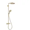 Душевая система Raindance Select S 240 1jet PowderRain с термостатом, шлиф бронз, 27633140