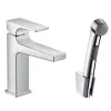 Смеситель Metropol для раковины с гигиеническим душем, хром, HG 32522000