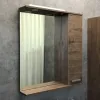 Зеркало-шкаф Марио-75 дуб темный