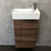 Тумба-умывальник Асти-40 дуб темно-коричневый с раковиной Comforty 9140