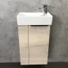 Тумба-умывальник Матэ-40 дуб дымчатый с раковиной Comforty 9140