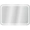 Зеркало LED 050 pro 80*55,с подсветкой, антизапотевание, смена цвета холод.тепло, часы  KN-LU-LED050*80-p-Os