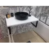 Столешница 28мм 500х800 Белый матовый Bergerplast