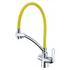 Смеситель для кухни с подключением к фильтру с питьевой водой Comfort LM3070C-Yellow Lemark