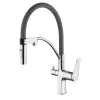 Смеситель для кухни с подключением к фильтру с питьевой водой Comfort LM3074C-Gray Lemark