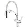 Смеситель для кухни с подключением к фильтру с питьевой водой Comfort LM3074C-White Lemark