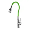 Смеситель для кухни с гибким изливом Expert LM5082S-Green Lemark