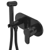 Смеситель-моноблок встраиваемый для гигиенического душа Dynamic 15R0883-Black (Set-84) Elghansa