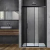 Душевая дверь Soft VDS-3SO120CLB, 1200, черный, стекло прозрачное Vincea