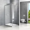 Душевой уголок Slim VSR-2SL8010CL-R, 1000*800, хром, стекло прозрачное, правый Vincea