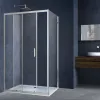 Душевой уголок Alpha VSR-3AL9015CL, 1500*900, хром, стекло прозрачное Vincea
