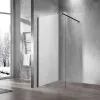 Душевая перегородка Walk-In VSW-1H100CLB,1000*2000, черный матовый, стекло прозрачное Vincea
