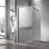Душевая перегородка Walk-In VSW-1H900MRB, 900*2000, черный матовый, стекло зеркальное Vincea