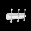 Панель с 3 плоскими крючками ELGHANSA HRM-730-White/Chrome