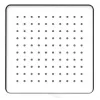 Верхний душ нержавеющая сталь, квадратный D=250*250*7мм, SoftLine ELGHANSA MQ-725
