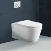 Унитаз подвесной безободковый Cute белый сиденье ультратонкое soft-close VT1-24 Vincea