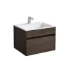 База под раковину Chiara 600 подвесная, 1 выкатной ящик soft-close, R.Oak VMC-2C600RO Vincea