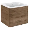 База под раковину Paola 600 подвесная, 2 выкатных ящика soft close, V.Oak VMC-2P600VO Vincea