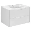 База под раковину Paola 800 подвесная, 2 выкатных ящика soft close, G.White VMC-2P800GW Vincea