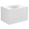 База под раковину Fine 800 подвесная, 2 выкатных ящика soft close, G.White VMC-2F800GW Vincea