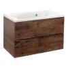 База под раковину Mia 750 подвесная, 2 выкатных ящика soft close, R.Wood VMC-2MA750RW Vincea