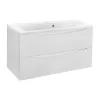 База под раковину Mia 900 подвесная, 2 выкатных ящика soft close, G.White VMC-2MA900GW Vincea