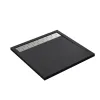 Поддон для душа из искусственного камня VST-2SR39090B, 900*900*40, черный матовый Vincea