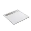 Поддон для душа из искусственного камня VST-2SR39090W, 900*900*40, белый матовый Vincea