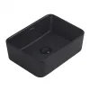 Раковина накладная Rechteck AC2213MB черная матовая Abber