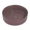 Раковина накладная Bequem AC2108MC коричневая матовая Abber