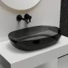Раковина накладная прозрачная Kristall AT2805Onyx Abber