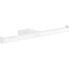 Бумагодержатель AddStoris двойной матовый белый   41748700 HANSGROHE