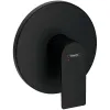 Смеситель для душа  (внешняя часть) матовый черный Rebris E 72668670 HANSGROHE