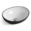 Раковина 7138BW черно/белая COMFORTY 4148154