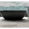 Ванна прозрачная отдельностоящая 165х78 Kristall AT9701Onyx ABBER