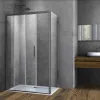 Душевой уголок Soft VSR-3SO9011CLGM, 110х90, вороненая сталь, стекло прозрачное Vincea