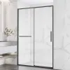 Душевая дверь Slim Soft VDS-1SS140CLGM, 140, вороненая сталь, стекло прозрачное Vincea