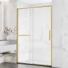 Душевая дверь Slim Soft VDS-1SS120CLG, 120, брашированное золото, стекло прозрачное Vincea