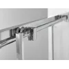 Душевая дверь Alpha VDS-3AL120CLB, 120, черный, стекло прозрачное Vincea