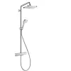 Душевая система Showerpipe с термостатом для душа, хром HG Croma E 280 1jet 27630000 HANSGROHE
