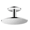 Верхний душ 300 1jet с потолочным подсоединением, хром AX ShowerSolutions 35301000 HANSGROHE