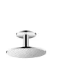 Верхний душ 300 2jet с потолочным подсоединением, хром AX ShowerSolutions 35304000 HANSGROHE