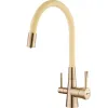 Смеситель для кухни  с подключением к фильтру LM3075B-Beige Lemark
