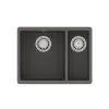 Кухонная мойка SINARA 550.2-U 9910083 серый шелк Lemark