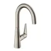 Смеситель 220, однорычажный, под сталь Talis S 72814800  HANSGROHE