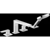 Смеситель на край ванны, на 4 отверстия (нужна СЧ 13444180) Metropol 32552000  HANSGROHE